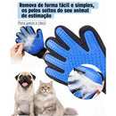 Luva Removedora de Pelos de Gato e Cachorro em Borracha/Silicone