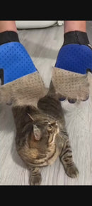 Luva Removedora de Pelos de Gato e Cachorro em Borracha/Silicone