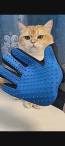 Luva Removedora de Pelos de Gato e Cachorro em Borracha/Silicone